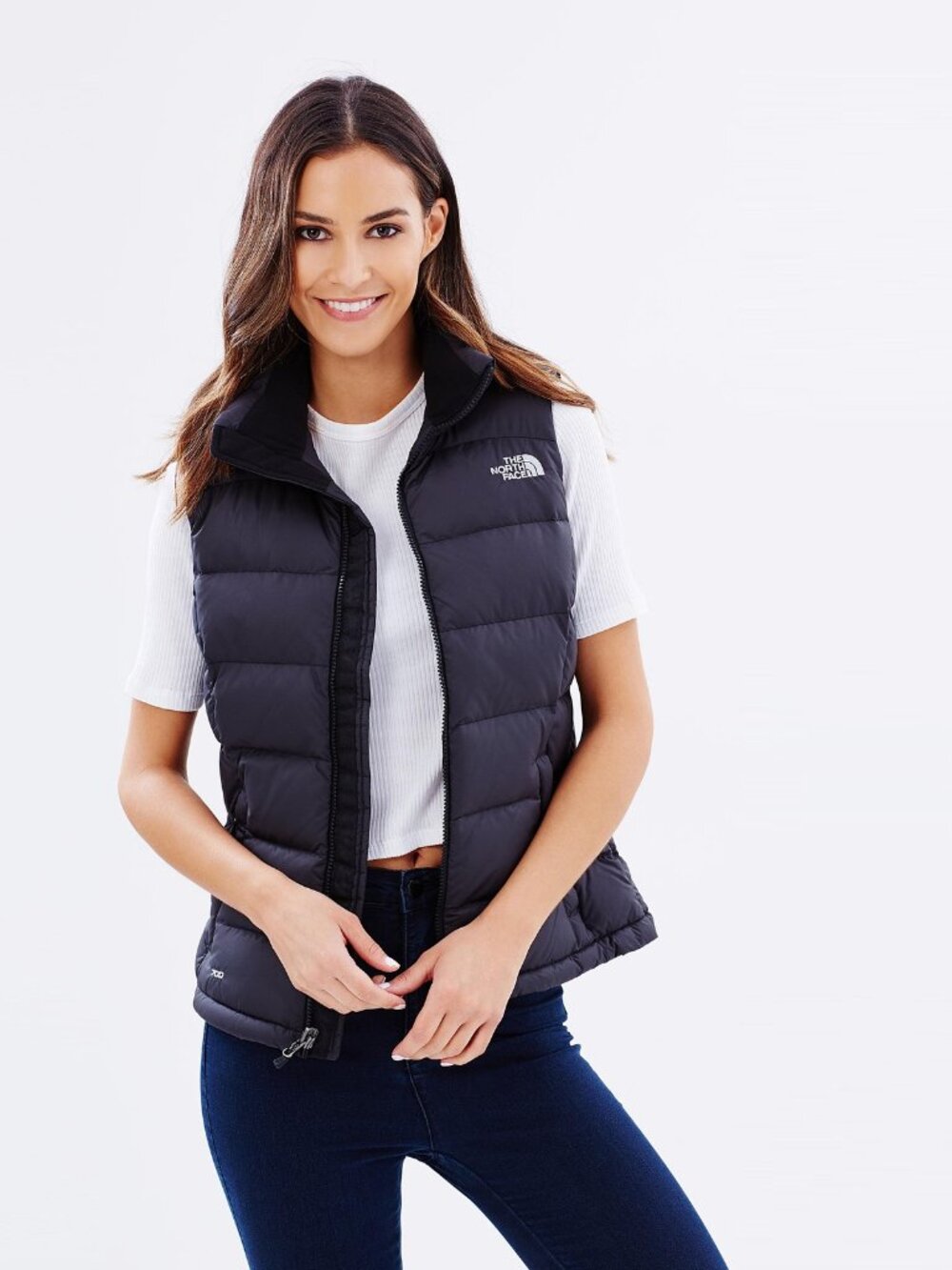 The North Face Women's Black Nuptse 2 Padded Classic Quilt Puffer Vest Size S